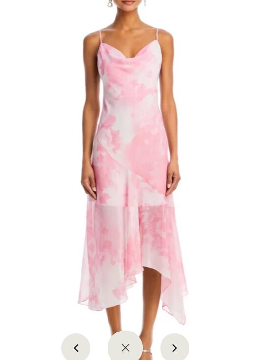 Wayf Dresses & Skirts - WAYF Rendezvous Cowl Neck Slip Midi Dress